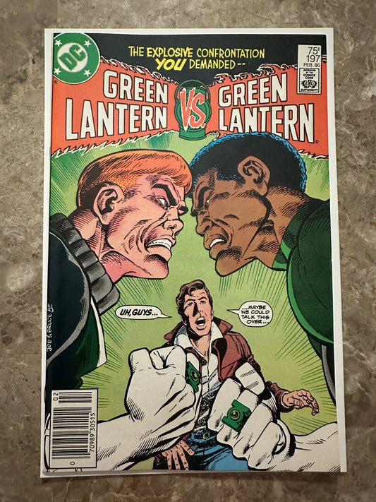 Green Lantern #197 Newsstand VF 8.0 (1986 DC Comics)