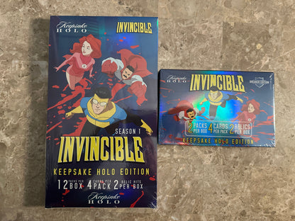 2025 Keepsake Invincible Season 1 Holo Breaker Box + Hobby Box (1 Each)