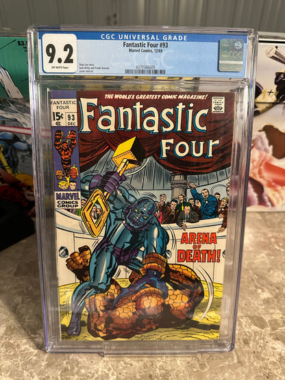 Fantastic Four #93 CGC 9.2 (1969 Marvel)