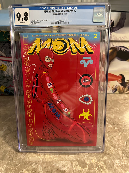 M.O.M Mother of Madness #2 CGC 9.8 (Image 2021) - Created by Emilia Clarke