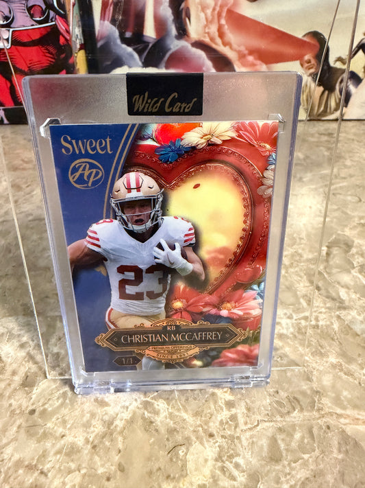 Christian McCaffrey 2026 Wild Card Wild Art 1/1