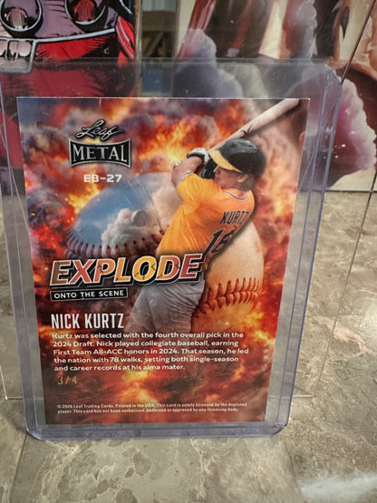 Leaf Metal Nick Kurtz EXPLODE ONTO THE SCENE /4 - Athletics Top Pick