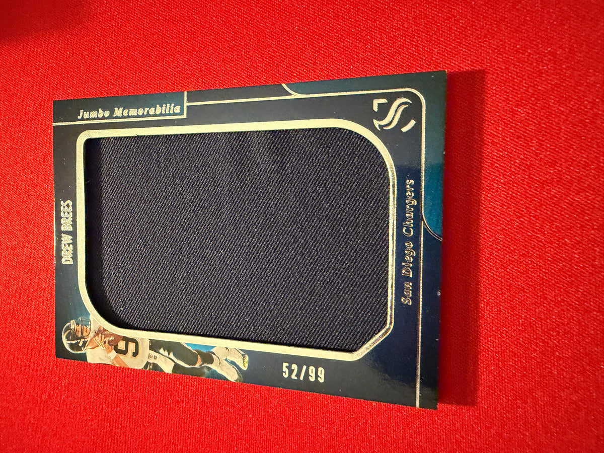 Drew Brees 2025 Panini Silhouette Football Jumbo Memorabilia /99