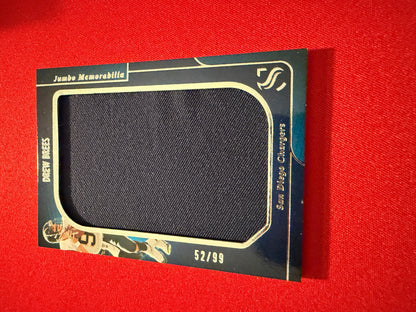 Drew Brees 2025 Panini Silhouette Football Jumbo Memorabilia /99