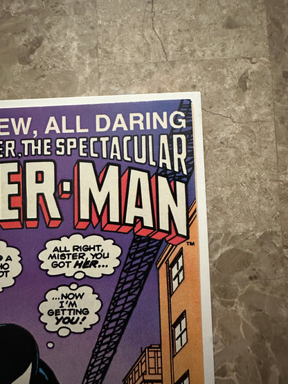 Spectacular Spider-Man #107 Newsstand VF+ 8.5 (Marvel 1985)