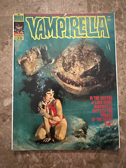 Vampirella #29 FN- 5.5 (1973 Warren Publishing) - Nice copy for grade