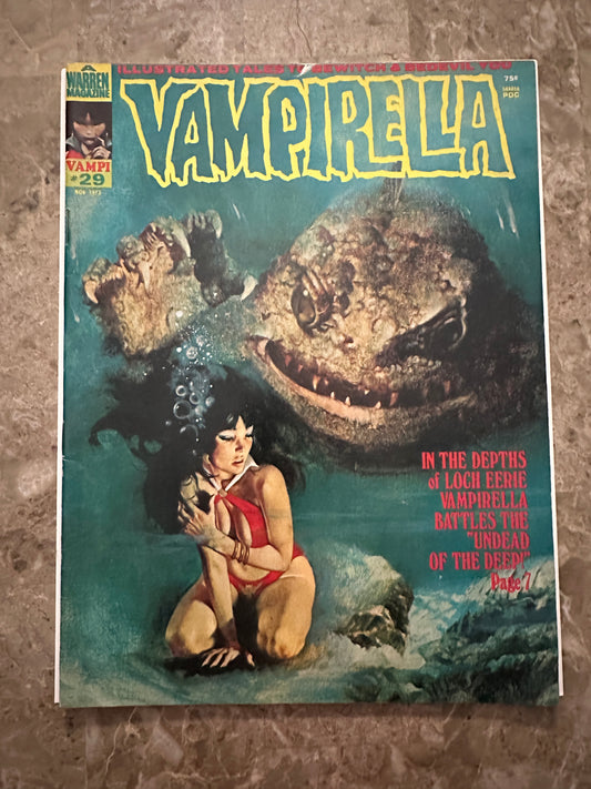 Vampirella #29 FN- 5.5 (1973 Warren Publishing) - Nice copy for grade
