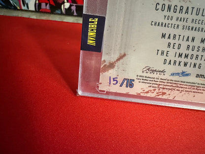 Keepsake Invincible Quad Signagraph Hand Numbered #448 15/15 -2025 Con Exclusive