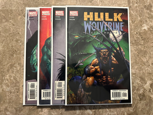 Hulk Wolverine Six Hours #1-4 High Grade (Marvel 2003)
