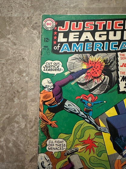 Justice League of America #42 VG+ 4.5 (1965 DC Comics)