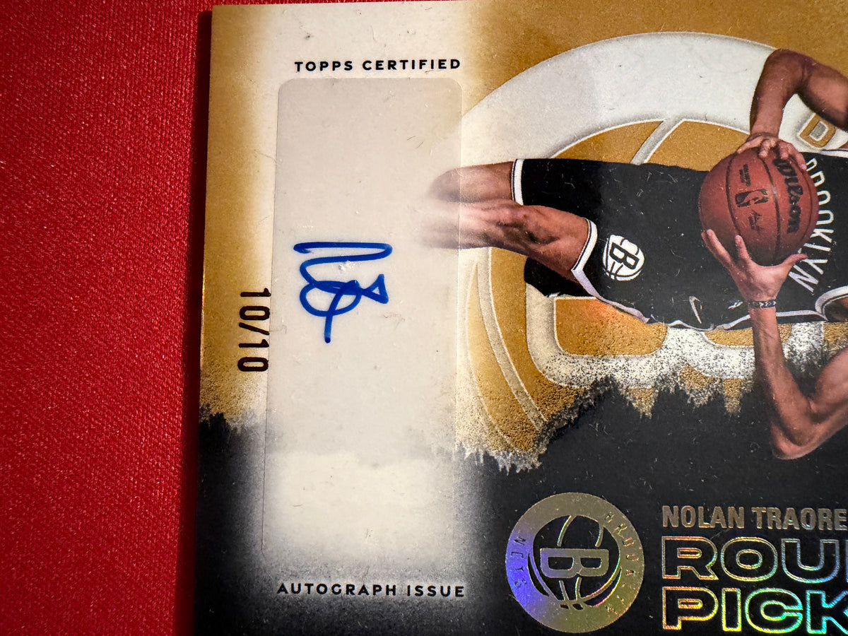 2025-26 Topps Signature Class Nolan Traore Rookie RC Gold Auto /10 #RCA-NT