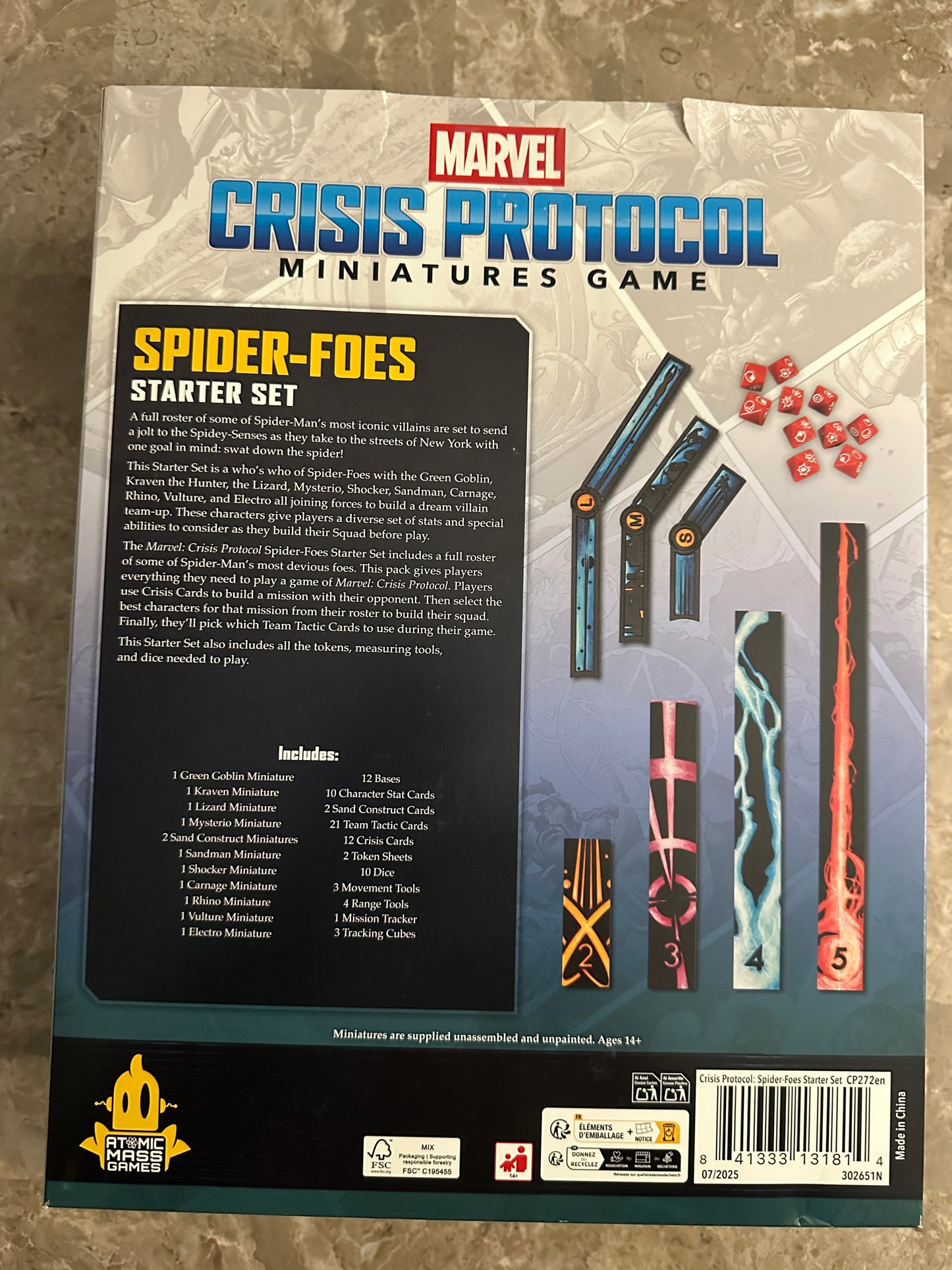Marvel Crisis Protocol: Spider Foes Starter Set