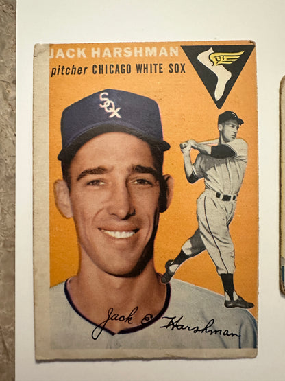 Jack Harshman #104,173,29 (1954,1955,1956 Topps) - Lower Grade