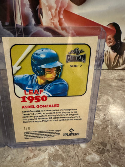 2026 Leaf Metal 4-Card PROSPECT LOT - Eric Becker AUTO /6 + Numbered Parallels