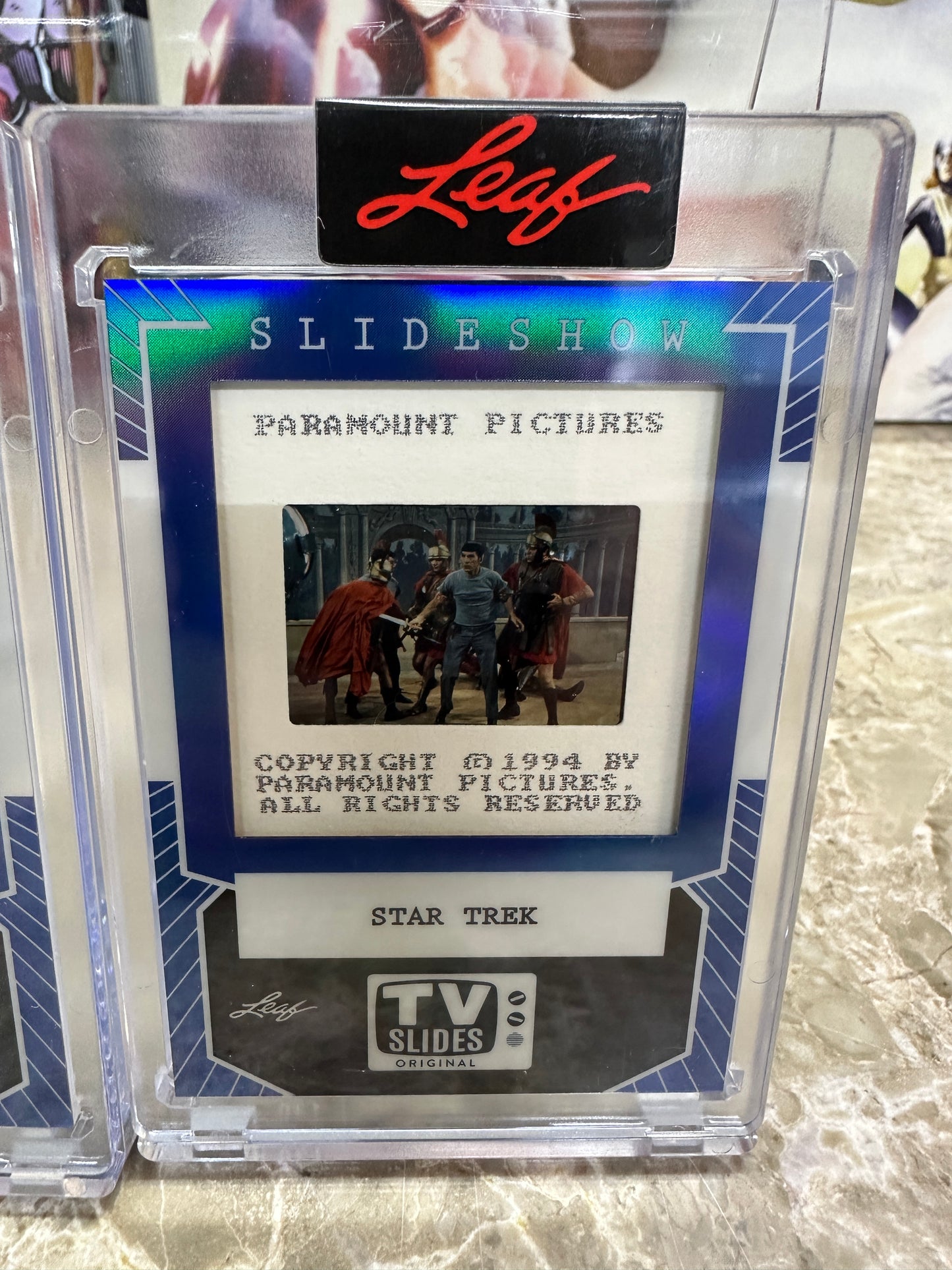 2026 Leaf Slideshow STAR TREK TOS 3-Slide Lot SPOCK This Side of Paradise PROMO