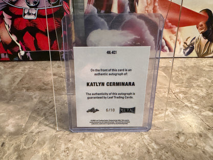 Katlyn Cerminara 2026 Leaf Metal Ring Kings 1948 Auto Silver /10