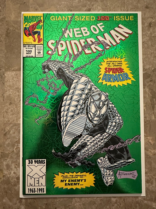 Web of Spider-Man #100 VF 8.0 (1993 Marvel)