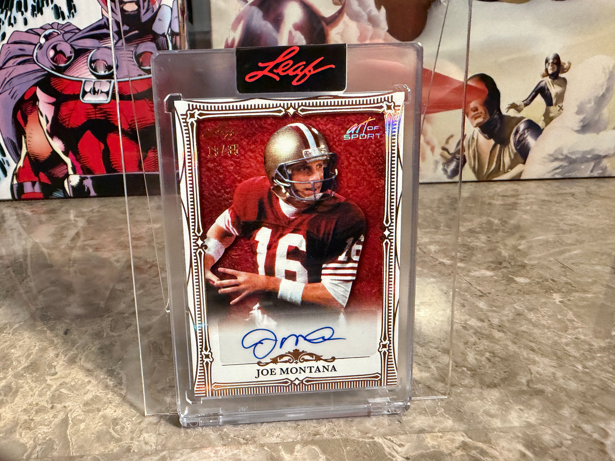 2026 Leaf Art of Sport Joe Montana Base Auto Bronze /35