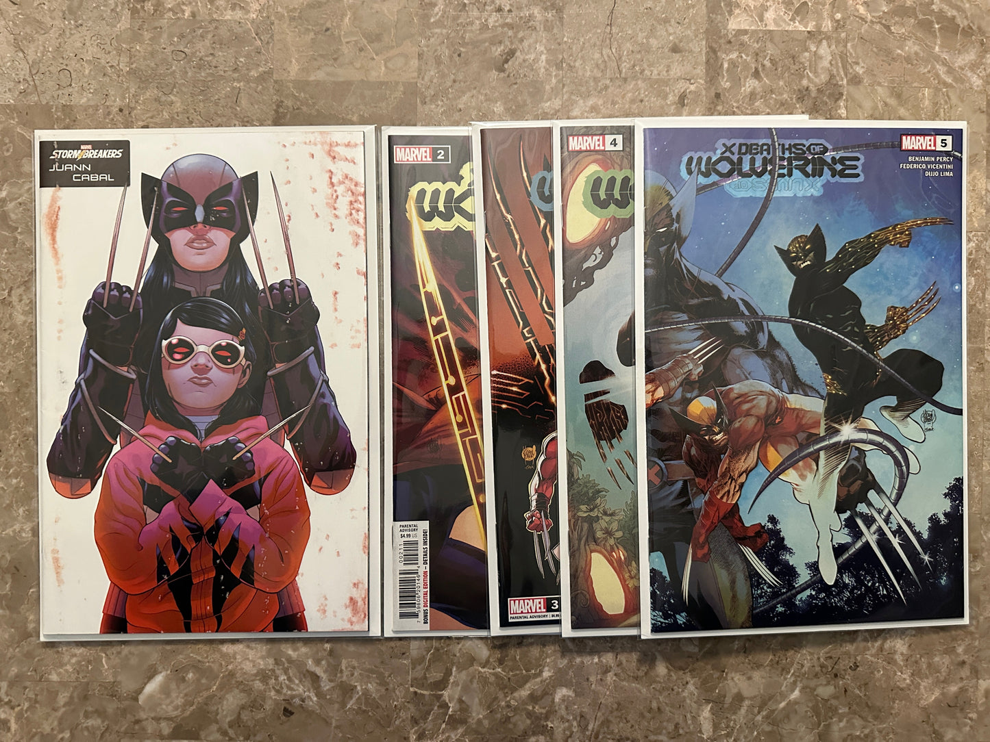 X Deaths of Wolverine #1-5 Full Set (Marvel 2022)