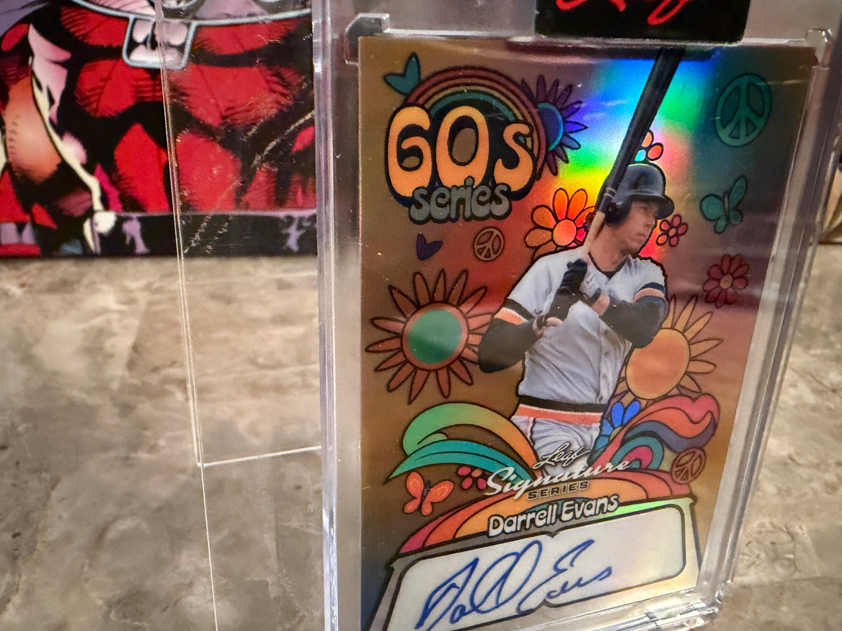 Darrell Evans 2026 Leaf Signature Series 60s Series Auto Gold 1/1