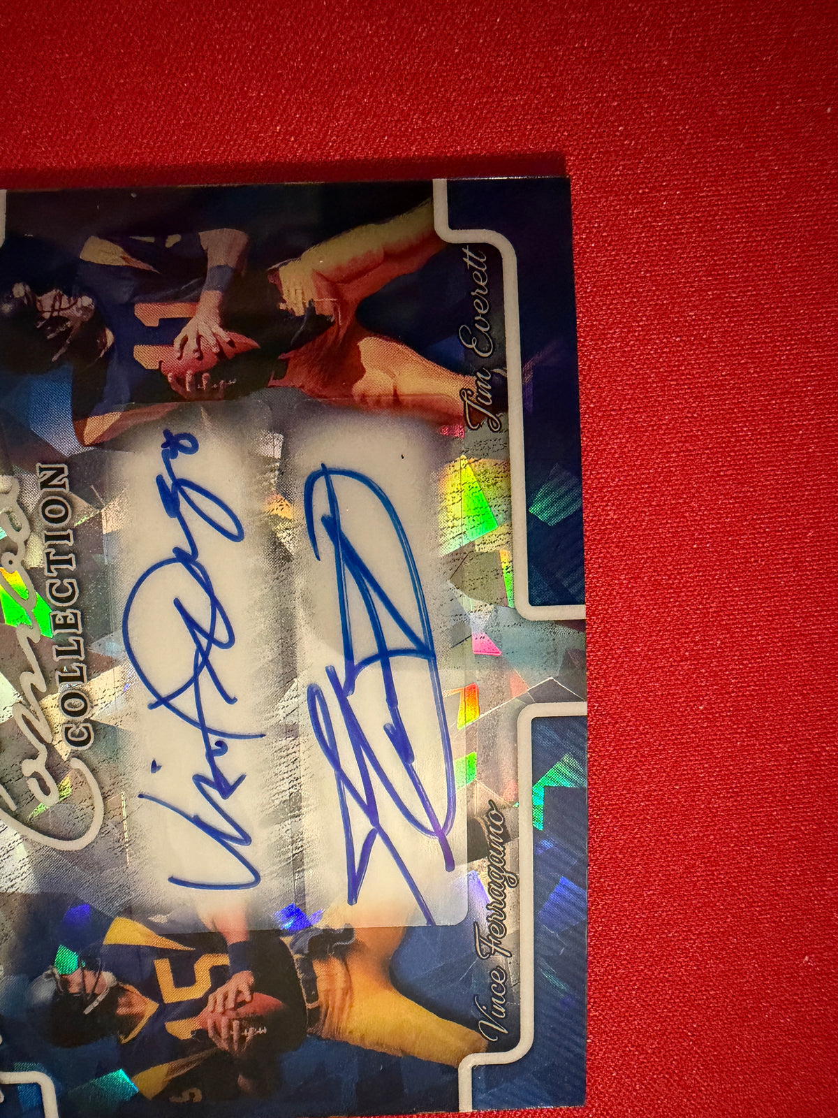 Ferragamo Everett 2026 Leaf Autograph Collection Combo Dual Auto Cracked Ice 1/1