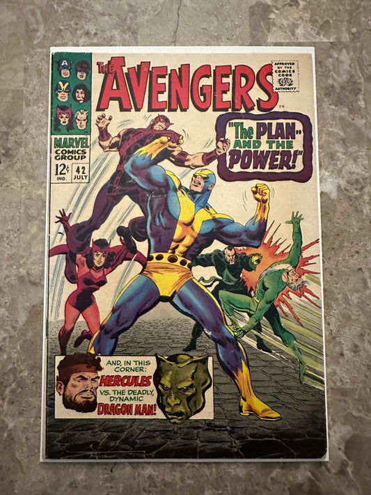 Avengers #42 VG- 3.5 (Marvel Comics 1967)