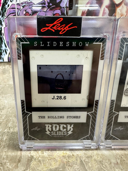 2026 Leaf Slideshow Original Rolling Stones 3 Encased Rock Slides - Action Shot