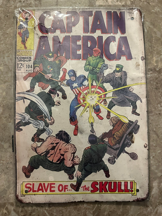 Captain America #104 Metal Sign - Sealed
