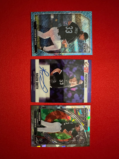 Hagen Smith 2026 Leaf 3-Card Premium Prospect Chase Lot