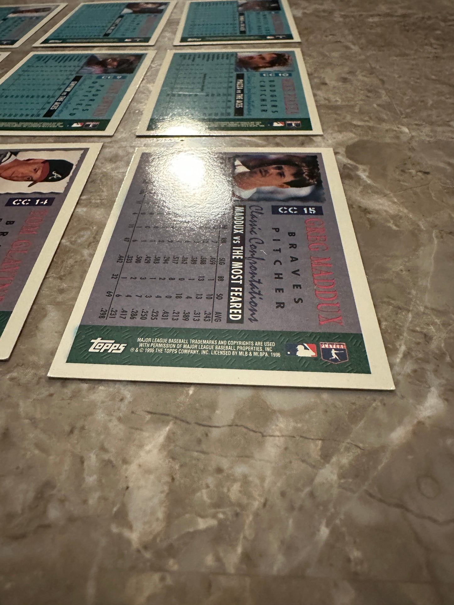 1996 Topps Classic Confrontations Full Set (15 card set)