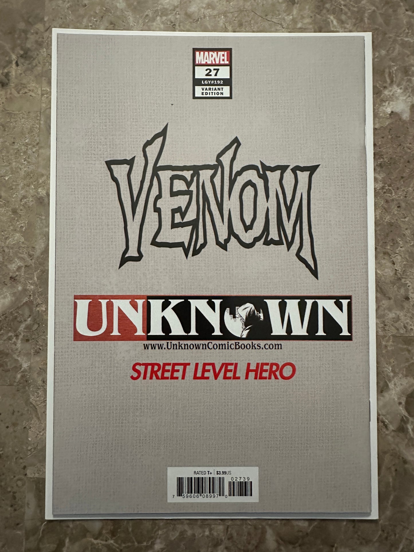Venom #27 Unknown Comics Splash Edition NM 9.4 (Marvel 2020)