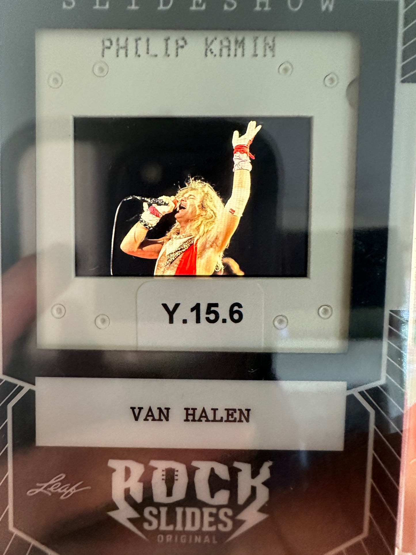 2026 Leaf Slideshow VAN HALEN 7-Slide LOT Classic David Lee Roth Era 1978-1984
