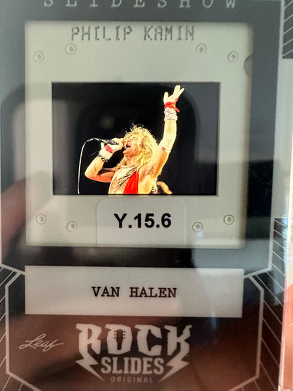 2026 Leaf Slideshow VAN HALEN 7-Slide LOT Classic David Lee Roth Era 1978-1984