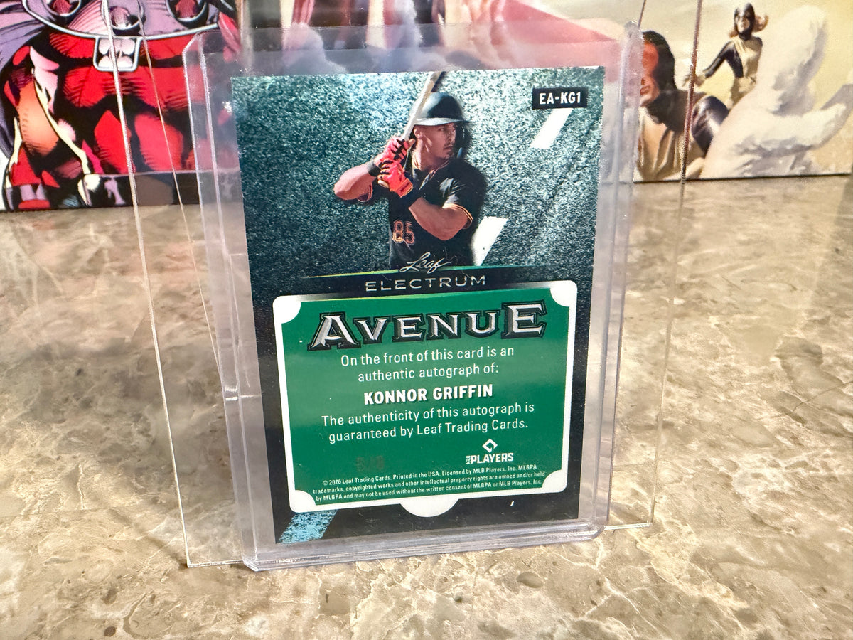 Konnor Griffin 2026 Leaf Electrum Avenue Tie-Dye Auto /8