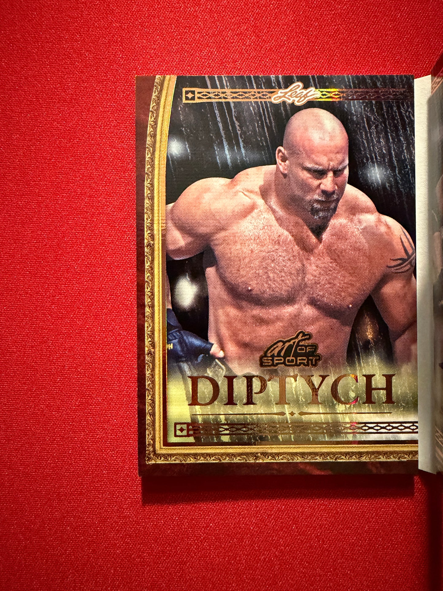 2026 Leaf Art of Sport Goldberg Diptych Auto Booklet Bronze /10 Bookend