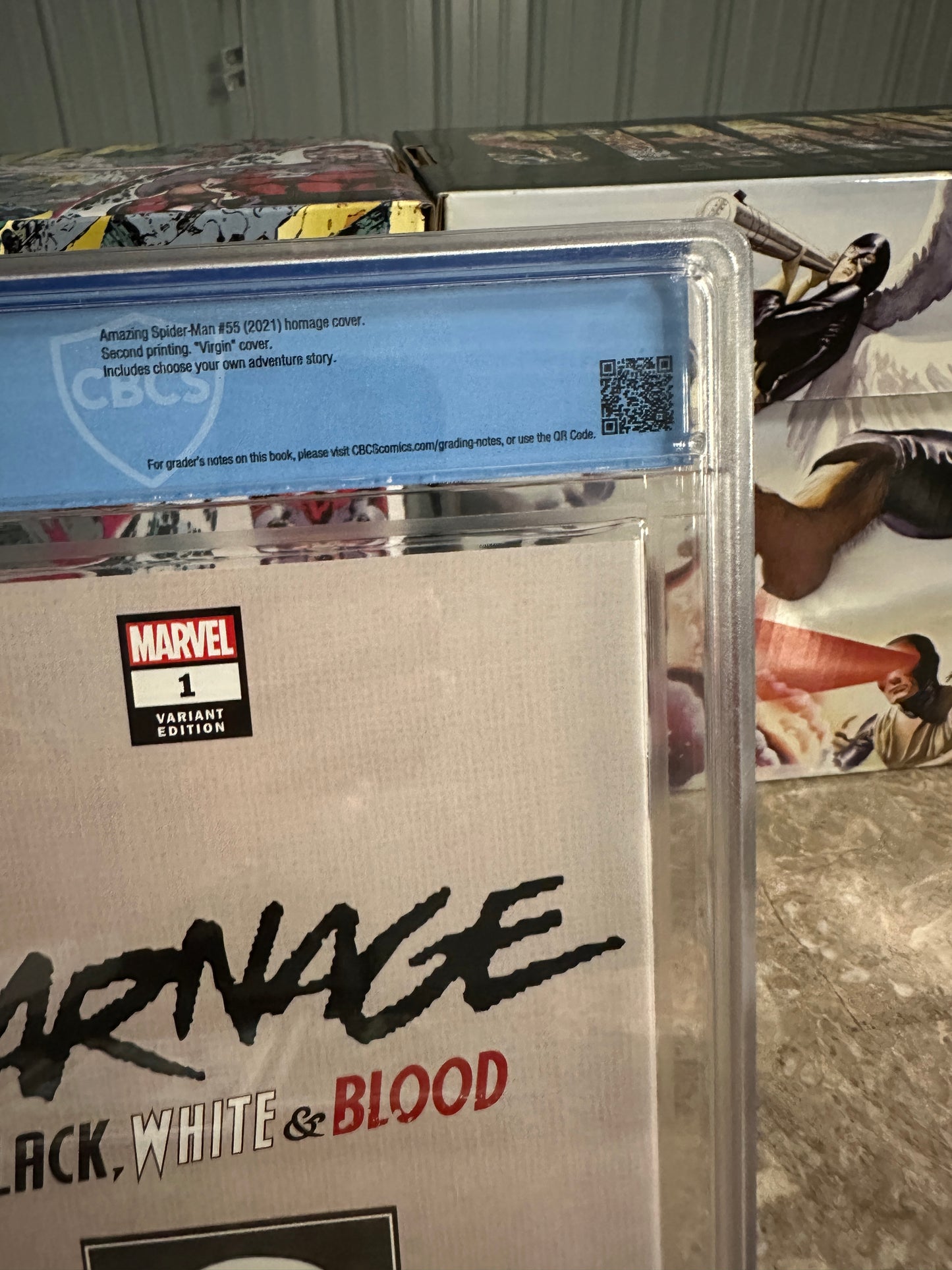 Carnage Black, White & Blood #1 Gleason Virgin CBCS 9.8 (2021 Marvel)