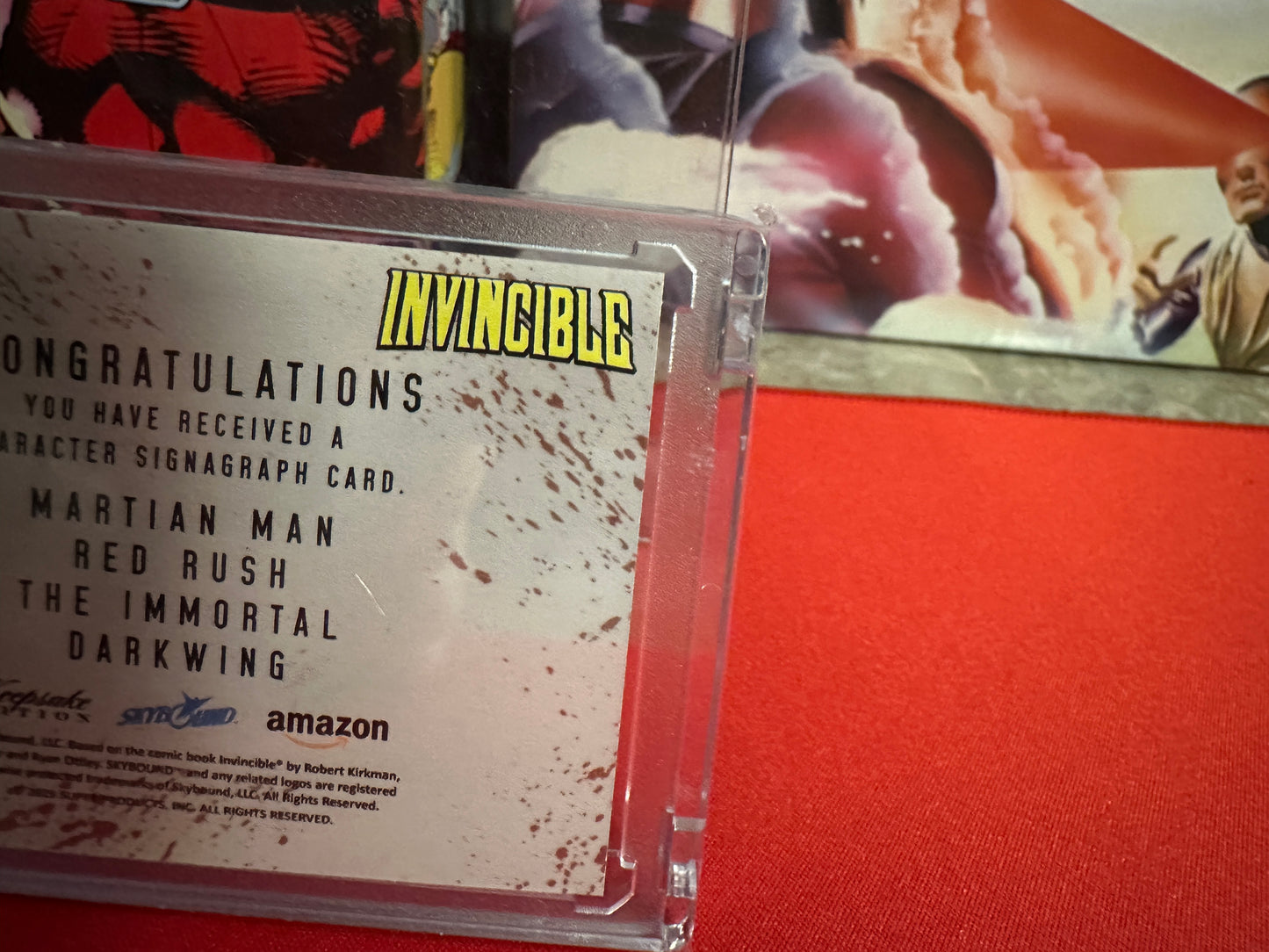 Keepsake Invincible Quad Signagraph Hand Numbered #448 15/15 -2025 Con Exclusive