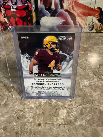 2026 Leaf Optichrome Football Cam Skattebo Bring The Smoke Auto /14 🔥🔥