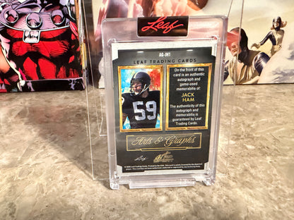Jack Ham 2026 Leaf Art of Sport Arts & Graphs Patch Auto Bronze /20