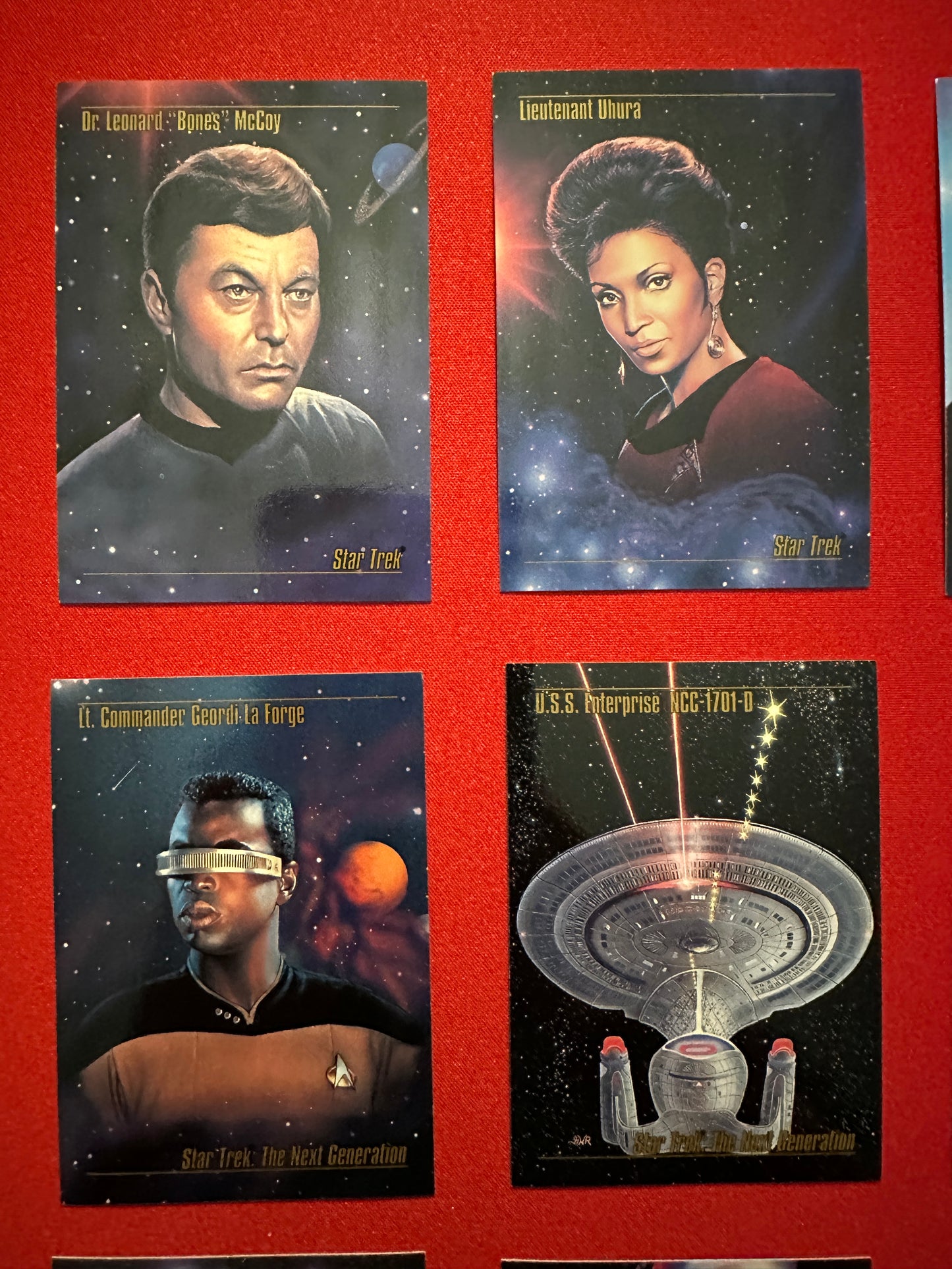 Star Trek Trading Card Lot of 31 Cards - 1993 Skybox Master/1992 Paramount