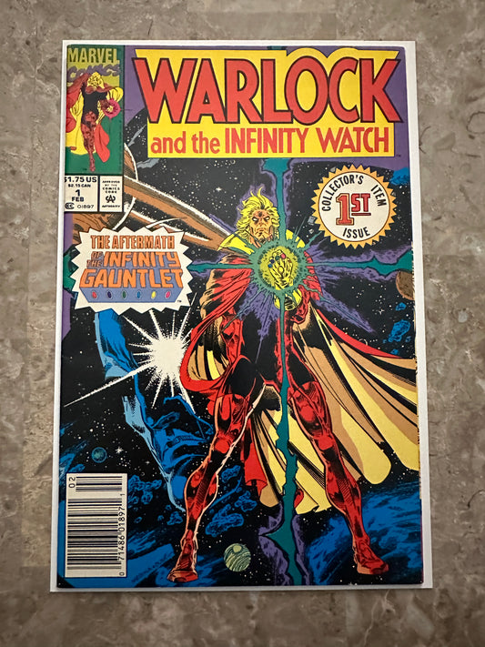 Warlock and Infinity Watch #1 Newsstand VF/NM 9.0 (Marvel 1992)