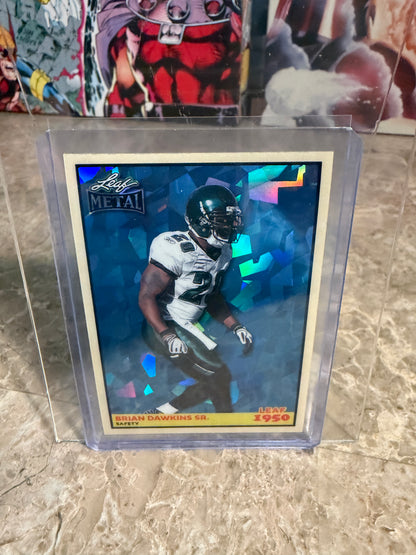 2026 Leaf Metal Football Brian Dawkins Sr. 1950 Platinum Crystal /8