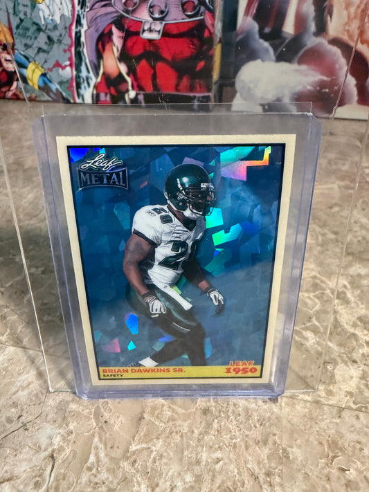 2026 Leaf Metal Football Brian Dawkins Sr. 1950 Platinum Crystal /8