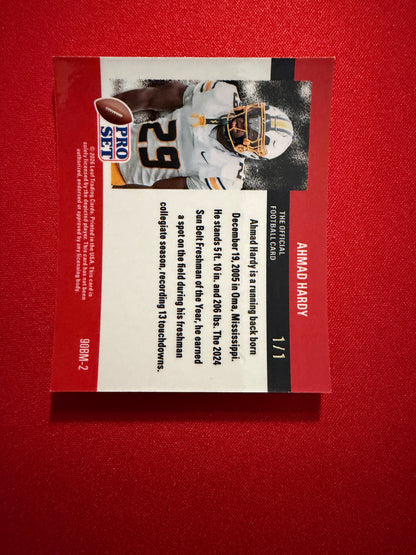 Ahmad Hardy 2026 Leaf Pro Set Metal Vintage Auto Red Flood 1990 Mini Gold Super 1/1 Lot
