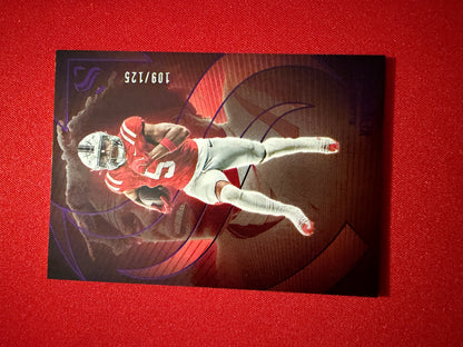 Kewan Lacy 2025 Panini Silhouette Football Base Purple /125