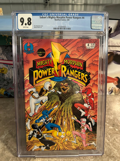 Saban's Mighty Morphin Power Rangers #4 CGC 9.8 WP (1995 Hamilton Comics)