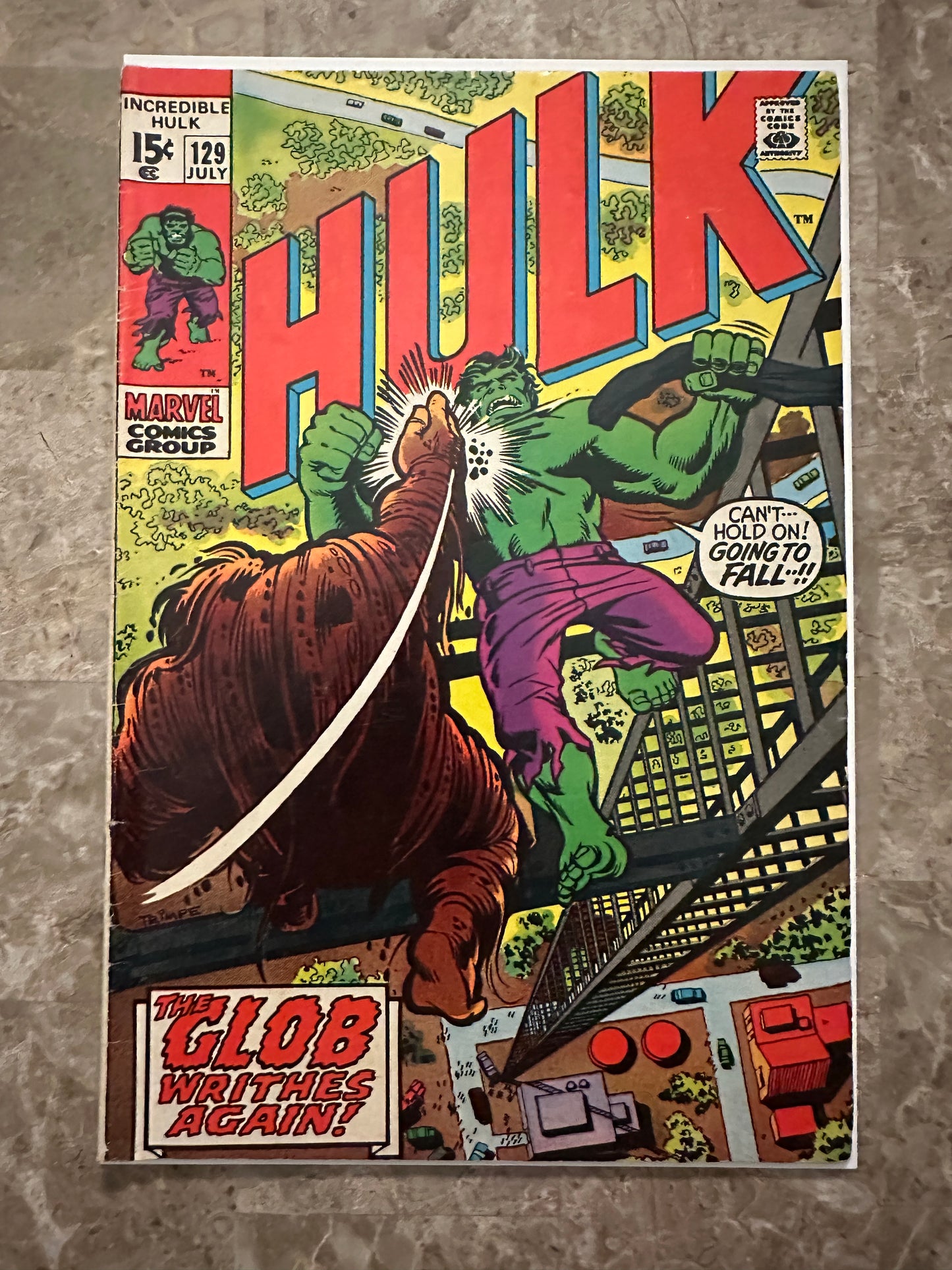 Incredible Hulk #129 VG+ 4.5 (Marvel 1970)
