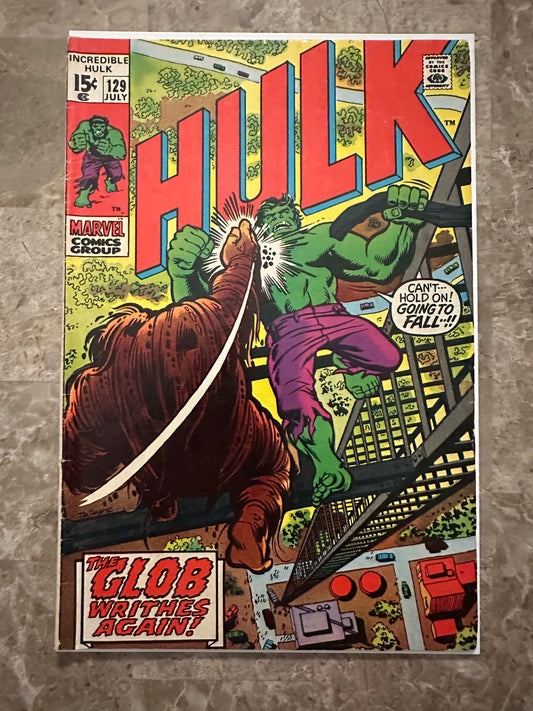 Incredible Hulk #129 VG+ 4.5 (Marvel 1970)