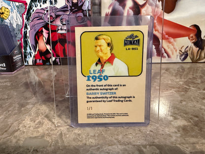 2026 Leaf Metal Football Barry Switzer 1950 Auto Silver Shimmer 1/1
