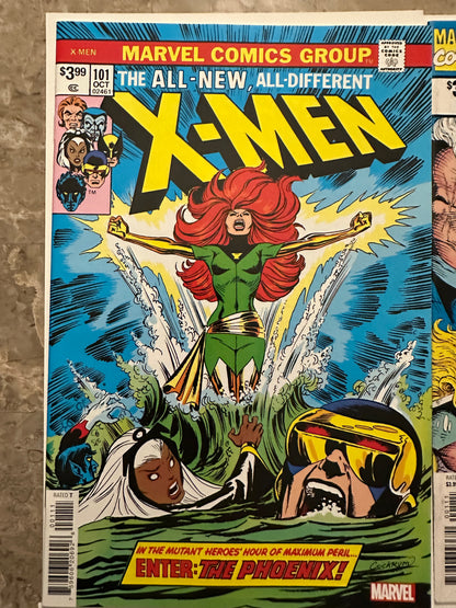 Amazing Spider-Man #300, New Mutants #98, X-Men #101, Avengers #8 Facsimile Lot